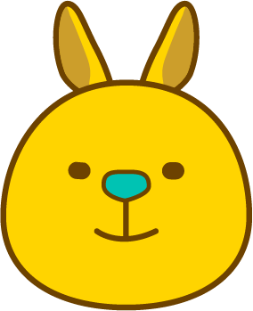 Mascot Yellow Rabbit